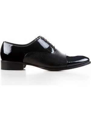 Kip Siyah Rugan Klasik Smokin Ayakkabı