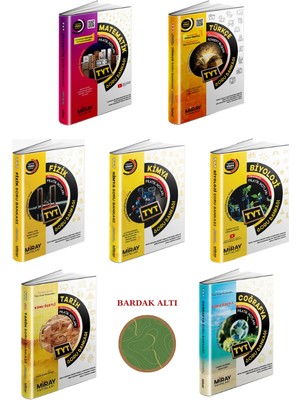 Miray Yayınları TYT Soru Bankası Tüm Dersler Set 7 Kitap