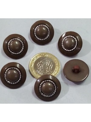 İlhan Düğme  Trenc Kot Anne Yelek ve Kaban Düğmesi-6 Adet
