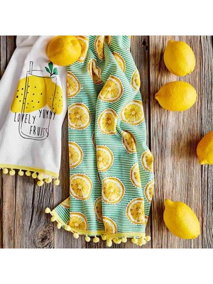 Bella Maison Pamuk Lemon 2′li Mutfak Havlusu