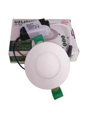 Uzlight 3W Led Spot Sarı Işık Sıva Altı 3000K 240 Lümen 10 Adet