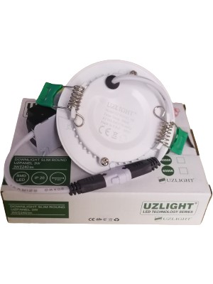 Uzlight 3W Led Spot Sarı Işık Sıva Altı 3000K 240 Lümen 10 Adet