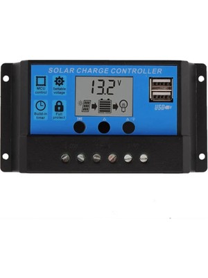 Akımla 20A - 12/24V Solar Şarj Kontrol Cihazı - Regülatörü