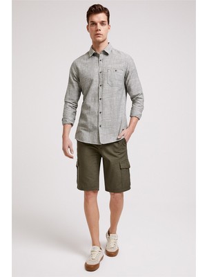 Lee Cooper Man 1 Erkek Şort Bej