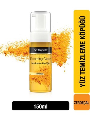 Neutrogena Zerdeçal Özlü Yatıştırıcı Yüz Temizleme Köpüğü 150 ml – Hassas Ciltler İçin Nazik ve Etkili Bakım