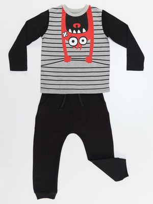 Denokids Sarkan Canavar Erkek Çocuk T-Shirt Pantolon Takım