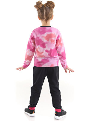 Mushi Retro Batik Kız Çocuk T-Shirt Pantolon Takım
