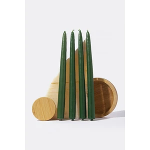 Gizemli Home 4 Lü Set Yeşil Şamdan Mumu