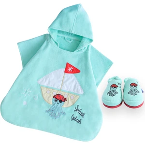 Milk&moo Çocuk Panço ve Ev Terliği Denizci Ahtapot