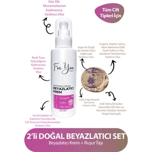 For You Gold  Beyazlatıcı Krem + Rusur Taşı (2 Adet)