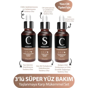 For You Gold Collegen & Somon Dna & Vitamin C Serum Seti