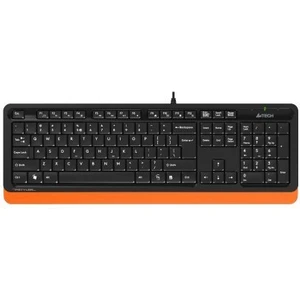 A4 Tech FK10, Turuncu, Fstyler, USB Kablolu, Türkçe Q, Multimedya Klavye