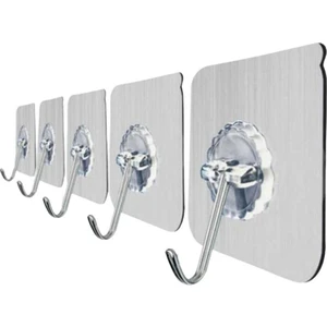 River World  Suya Dayanabilen 5'li Askı Seti Yeniden Kullanılabilir Güçlü Yapışkanlı Kancalar