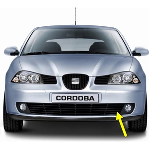 Seat Cordoba 2003-2009 Ön Tampon Sol Sis Farı Çerçevesi Izgarası 6L0853665L