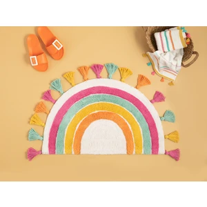 English Home Rainbow Pamuklu Banyo Paspası 50 x 80 cm Renkli