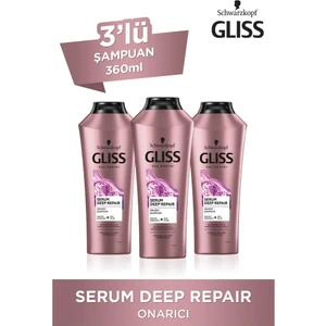 Serum Deep Repair Onarıcı Şampuan 360 Ml 3'Lü