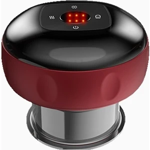 Vakumlu Elektrikli Portatif Masaj Makinesi - Kırmızı (Yurt Dışından)