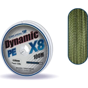 Dynamic Soft Pe 8 Örgü Ip Misina 100MT Yeşil