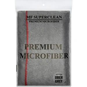 SUPERCLEAN MİKROFİBER UBER GREY/BLACK OTO KURULAMA BEZİ 450 GSM  60X90 CM
