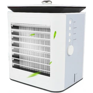 Taşınabilir Hava Soğutucu USB Klima Masaüstü Fan Ultra Düşük Sessiz 4 Hızlar Ev Oda Ofisi Için Ayarlanabilir Sessiz Hava Soğutucu | Hvac Systems parçalar (Yurt Dışından)