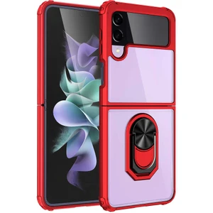 Tekno Grup Samsung Galaxy Z Flip 3 Kılıf Korumalı Yüzüklü Standlı Mola Kapak