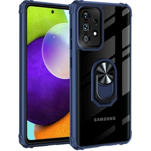 Tekno Grup Samsung Galaxy A32 4g Kılıf Korumalı Yüzüklü Standlı Mola Kapak + Cam Ekran Koruyucu