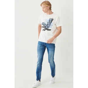 WRANGLER Erkek Bryson Skinny Fit Dar Kesim Düşük Bel Jean Kot Pantolon