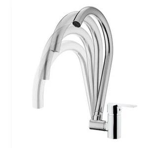 Cam Önü Mix Evye Bataryası Krom