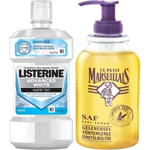 Lpm Lavanta Yağı Sıvı Sabun 0.3 lt + Listerine Advanced White Hafif Tat 250 Ml Hediyeli