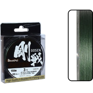 Gosen W8 Casting Pe 8 Örgü Spin Ip Misina 150MT Yeşil