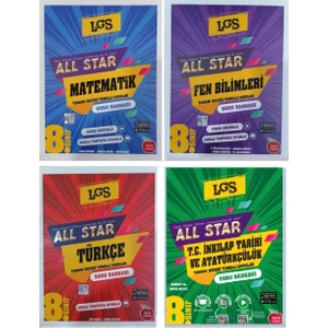 Newton Yayınları 8. Sınıf LGS All Star 4'lü Soru Bankası Seti