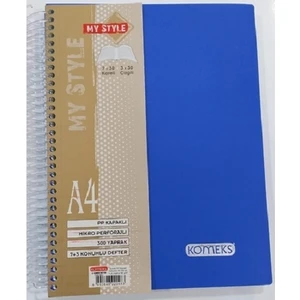 Ayraçlı Pp Kapak A4 Defter 5+1