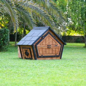 Ahşap Tavuk Kümesi 6 Tavuk ve Güvercin Evi