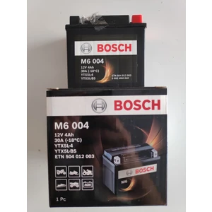 M6004 YTX5L-BS 12 V 4 Amper Motosiklet Akü