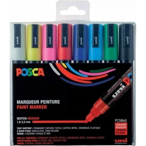 Posca Marker Pc-5m 8'li Set Ana Renkler