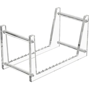 Masaüstü Albümü Depolama Için Şeffaf Vinil Kayıt Standı Tutucu, Akrilik Vinil Kayıt Rafı Ekranı 50 Lp