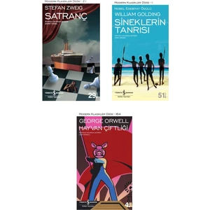 Sineklerin Tanrısı - Hayvan Çiftliği - Satranç - 3 Kitap Tatil Seti