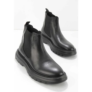 Hush Puppies A44-51 Erkek Siyah Deri Bot