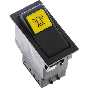 Universal Döner Uyarı Işığı Tepe Lamba Düğmesi Anahtarı 2 Pin Rocker Switch - Ampullü 24V