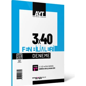 Marka Yayınları 2025 AYT Fen Bilimleri 3x40 Deneme