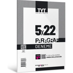 Marka Yayınları TYT 2023 Paragraf 5 Deneme Tamamı Video Çözümlü