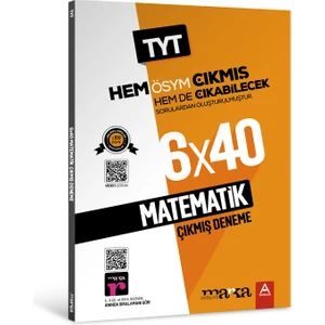 Marka Yayınları TYT 2023 Matematik Ösym 6 Deneme Sınavı Tamamı Video Çözümlü