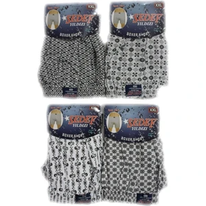 Sedef Yıldız 1012 12'li Penye Emprime Erkek Boxer