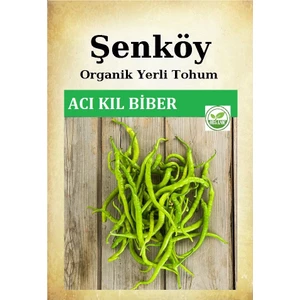 Acı Kıl Biber Tohumu Doğal Ata Biber Tohumu Pakette 100 Adet ve Sebze Tohumu