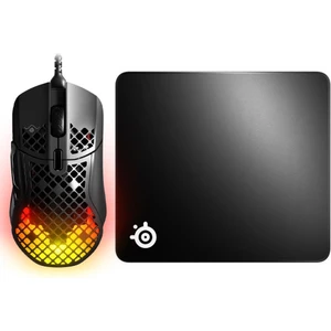 Aerox 5 Gaming Mouse + Qck Large Mousepad Bundle