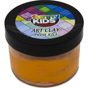 Funny Kids Art Clay Proje Kili Sanat Kili Turuncu