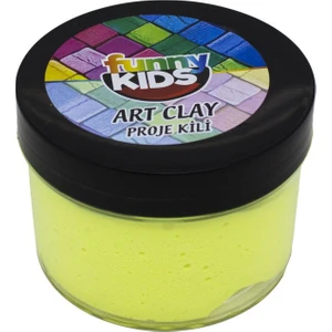 Funny Kids Art Clay Proje Kili Sanat Kili Neon Sarı