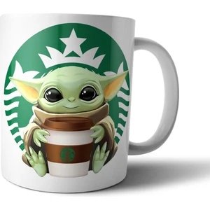 Baby Yoda Grogu Starbucks - Mandalorian Sihirli Kupa Bardak