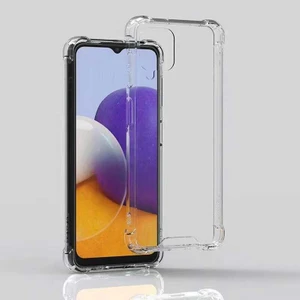Tekno Grup Samsung Galaxy M32 Kılıf Ultra Korumalı Şeffaf Anti Shock Kılıf + Tam Kaplayan 5d Ekran Koruyucu