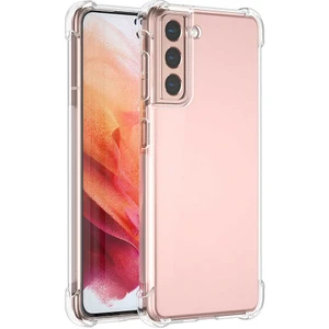 Tekno Grup Samsung Galaxy S21 Plus Kılıf Ultra Korumalı Şeffaf Anti Shock Kılıf + Cam Ekran Koruyucu